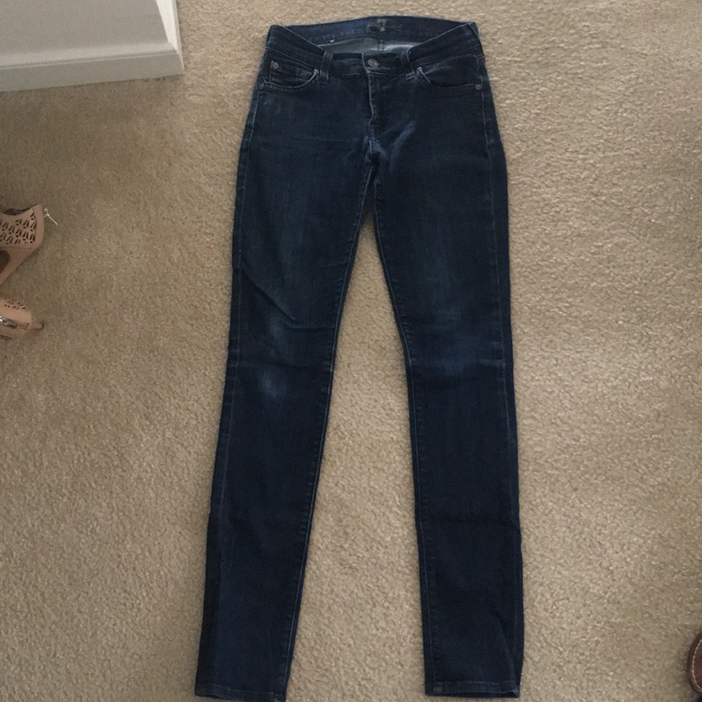 7 for all mankind Skinny Jeans-size 24